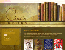 Tablet Screenshot of cirosbooks.com